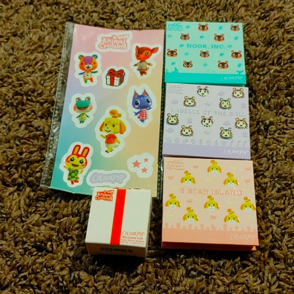 New in the box Animal crossing colourpop
